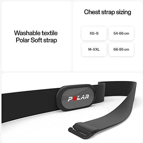 Širdies ritmo matuoklis Polar H9, Juodas, M/XXL