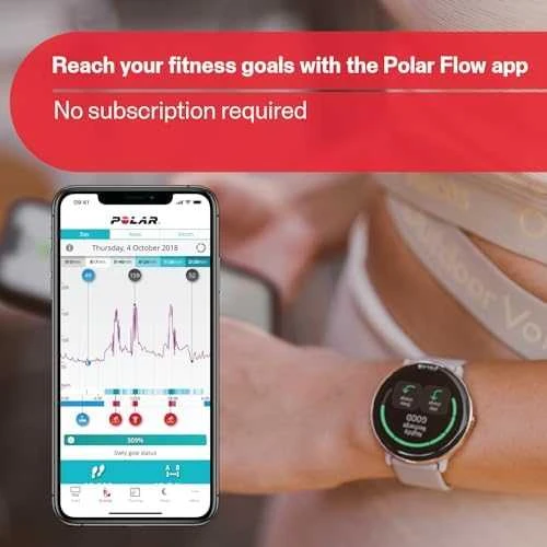 Išmanusis laikrodis Polar Ignite 2, S/L dydis, Aukso spalvos korpusas su smėlio spalvos dirželiu