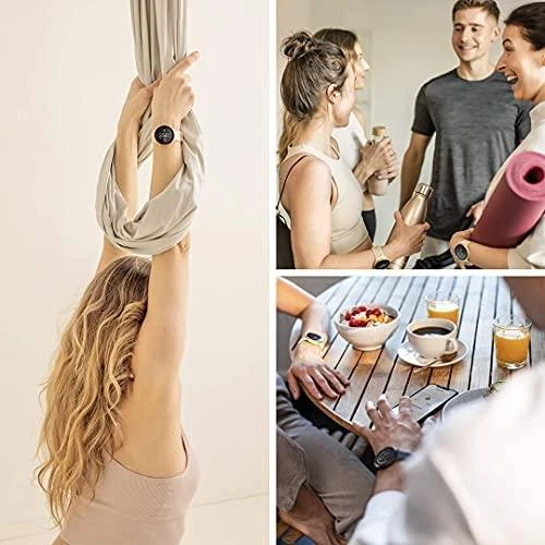 Išmanusis laikrodis Polar Ignite 2, S/L dydis, Aukso spalvos korpusas su smėlio spalvos dirželiu