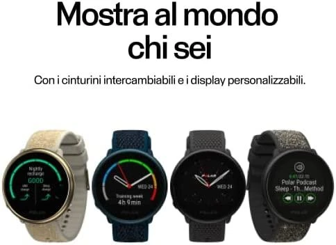 Išmanusis laikrodis Polar Ignite 2, S/L dydžio, Juodos spalvos