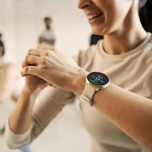 Išmanusis laikrodis Polar Ignite 2, S/L dydis, Aukso spalvos korpusas su smėlio spalvos dirželiu