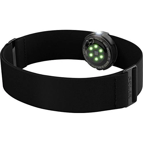 Širdies ritmo matavimo diržas sensoriui tvirtinti Polar Pro Strap, Juodos spalvos, XS/S
