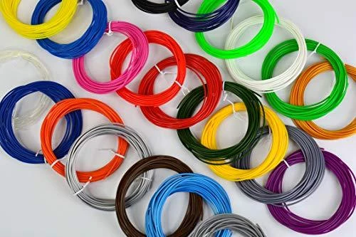PLA plastikinis paketas 1.75mm Polaroid 3D Pen Filament 20x5m + Deluxe Silk