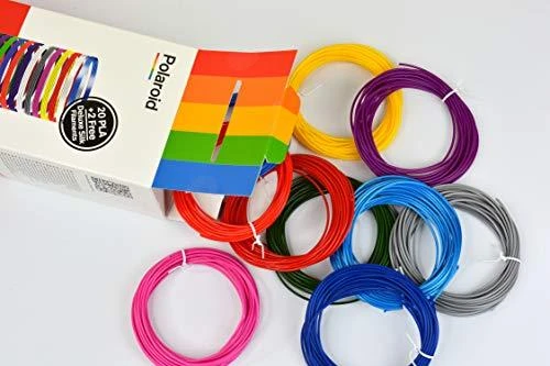 PLA plastikinis paketas 1.75mm Polaroid 3D Pen Filament 20x5m + Deluxe Silk