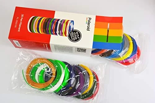 PLA plastikinis paketas 1.75mm Polaroid 3D Pen Filament 20x5m + Deluxe Silk