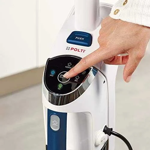 Polti | Vakuuminis garų šluota su nešiojamu garų valytuvu | PTEU0299 Vaporetto 3 Clean_Blue | Galia 1800 W | Garų slėgis Netaikomas baras | Vanduo bako talpa 0,5 L | Baltas/Mėlyna