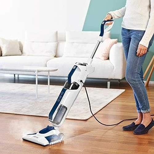Polti | Vakuuminis garų šluota su nešiojamu garų valytuvu | PTEU0299 Vaporetto 3 Clean_Blue | Galia 1800 W | Garų slėgis Netaikomas baras | Vanduo bako talpa 0,5 L | Baltas/Mėlyna