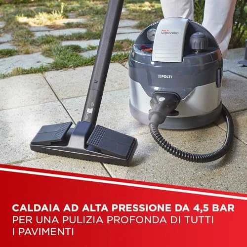 Polti | Garų valytuvas | PTEU0260 Vaporetto Eco Pro 3.0 | Galia 2000 W | Garų slėgis 4,5 baro | Vanduo bako talpa 2 L | Pilkas