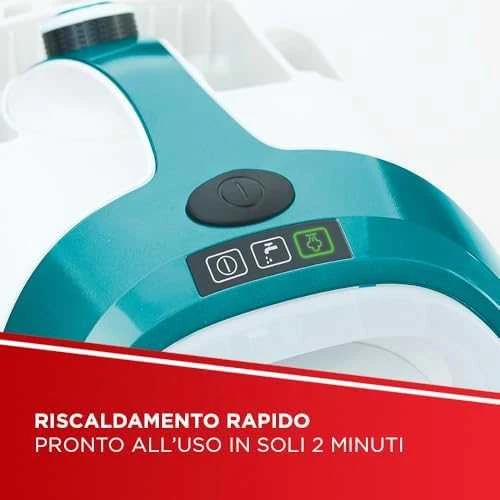 Polti | Garų valytuvas | PTEU0277 Vaporetto Smart 100_T | Galia 1500 W | Garų slėgis 4 bar | Vanduo bako talpa 2 L | Baltas
