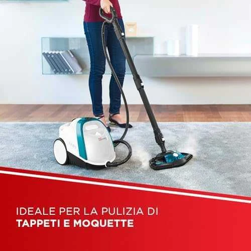 Polti | Garų valytuvas | PTEU0277 Vaporetto Smart 100_T | Galia 1500 W | Garų slėgis 4 bar | Vanduo bako talpa 2 L | Baltas