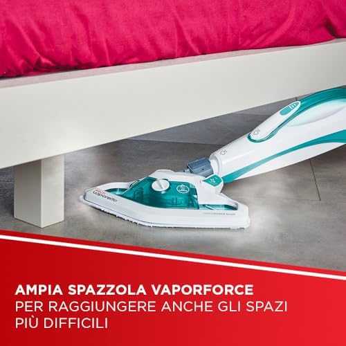 Polti | Garinė šluota | PTEU0282 Vaporetto SV450_Double | Garinė šluota ir rankinis garinis valytuvas | 1500 W | Veikimo spindulys 7,5 m | Baltas