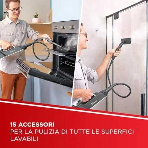 Polti | Garų šluota su integruotu nešiojamu valikliu | PTEU0305 Vaporetto SV620 Style 2-in-1 | Galia 1500 W | Garų slėgis Netaikomas baras | Vanduo bako talpa 0,5 L | Mėlyna/Baltas
