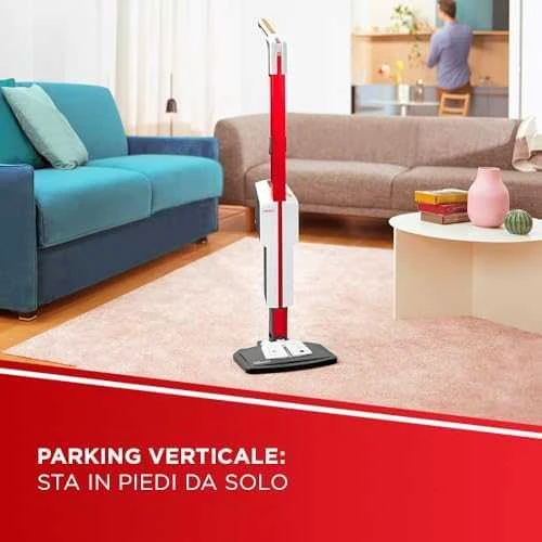 Polti Vaporetto SV650 Style Universali garinė šluota su integruotu rankiniu valytuvu