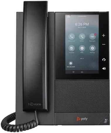 „Hewlett Packard (HP) Poly CCX 505 Business Media Phone“, skirtas „Microsoft Teams“ ir su PoE
