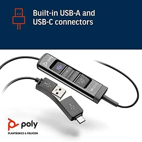 Hewlett Packard (HP) ENCOREPRO 525 USB-M KOMANDŲ SERTIFIKATAS - BINAURAL USB SKAMBUČIŲ CENTRAS Ausinės