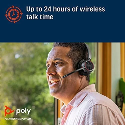 „Poly Plantronics Voyager 4310 UC Bluetooth“ ausinės, nano raktas su USB-A jungtimi, sertifikuotas MS, monofoninis