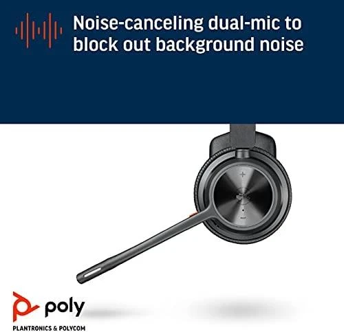„Poly Plantronics Voyager 4310 UC Bluetooth“ ausinės, nano raktas su USB-A jungtimi, sertifikuotas MS, monofoninis