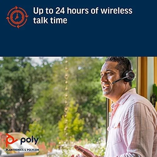 Poly VOYAGER 4320 UC,V4320-M C USB-C,WW Poly USB-C Ausinės Su mikrofonu Juodas Belaidės USB Type-C
