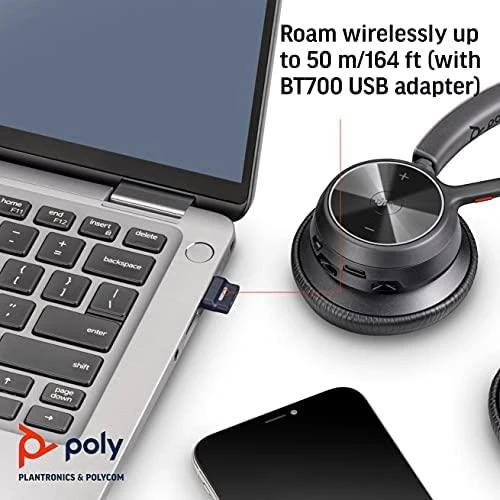 Poly Voyager 4320 su BT700 USB adapteriu