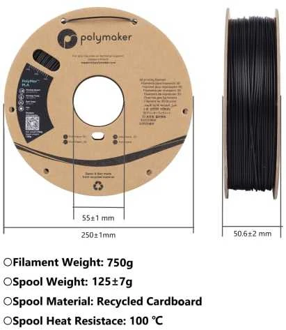 Polymaker Polydissolve S1 PVA - 0.75kg - 1.75mm - natūralus
