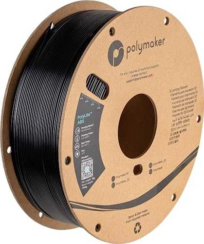 Polmask Polymaker PolyLite ABS - 1kg - 1.75mm - Juodas