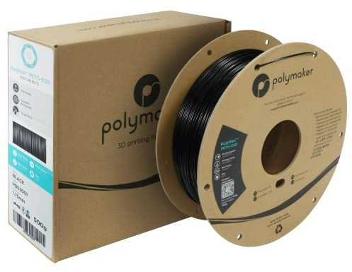 Polymaker PolyMax PETG-ESD - 0.5kg - 1.75mm - juodas