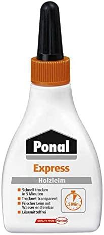 UHU Ponal Express Buteliukas medienos klijai 60g 9H PN12X