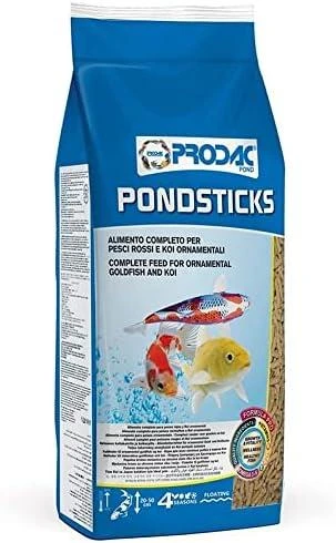 Prodac Pond Sticks pašaras vidutinėms ir didelėms tvenkinio žuvims 1kg