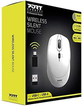 Pelė Port Designs Office Pro Silent Balta