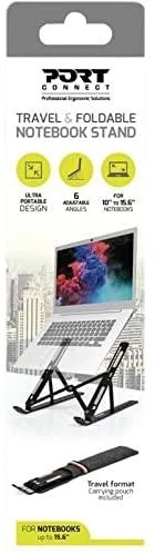 Nešiojamo Kompiuterio Stovas - Port Designs 901107 39,6 Cm Juodas