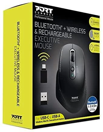 Port Designs 900716 pelė dešinei rankai RF belaidė + Bluetooth Optinė 3200 DPI