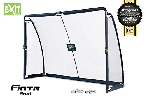 Mobilūs futbolo vartai su atmušimo sienelė Exit Finta 300x200x90cm