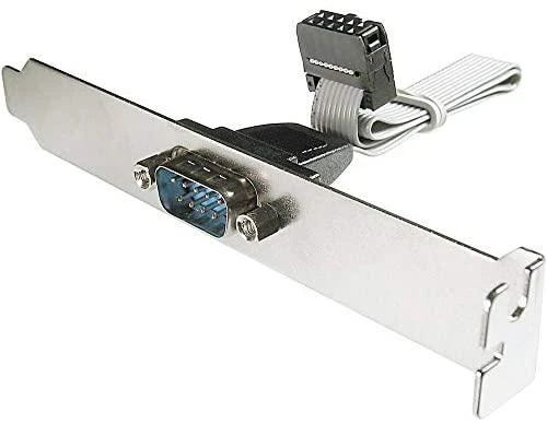 Premiumcord DIGITUS Serial Slot Bracket Bracket adapterio kabelis, DB9, D-Sub9/M - IDC 2x5pin/F, 0,25m, AK-610300-003E