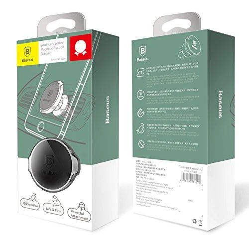Baseus Kompaktiškas magnetinis automobilinis laikiklis, Juodas (SUER-A01)