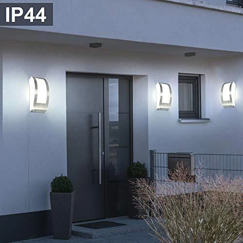 Pakabinamas šviestuvas V-tac Sieninis lauko šviestuvas, E27, IP44, nerūdijantis plienas