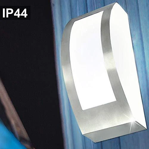 Pakabinamas šviestuvas V-tac Sieninis lauko šviestuvas, E27, IP44, nerūdijantis plienas