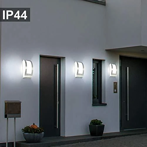 Pakabinamas šviestuvas V-tac Sieninis lauko šviestuvas, E27, IP44, nerūdijantis plienas