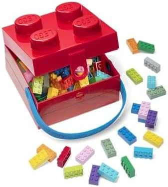 Room Copenhagen LEGO dėžutė su rankena Raudona