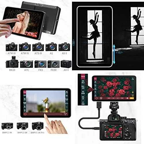 Monitorius Portkeys LH7P 7 inch Juodas Jutiklinis ekranas
