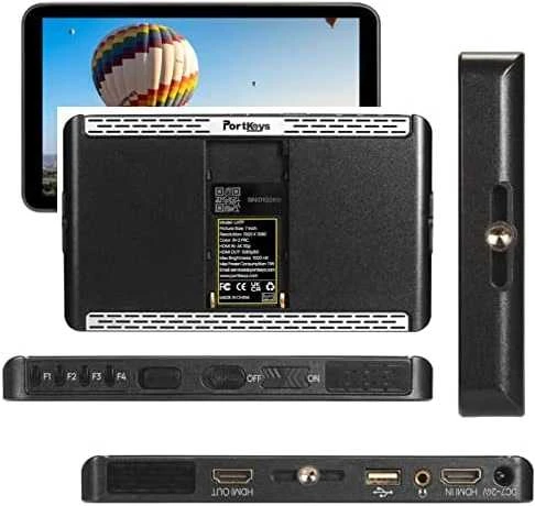 Monitorius Portkeys LH7P 7 inch Juodas Jutiklinis ekranas