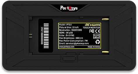 Portkeys PT5 II 5 Inch 4K HDMI Jutiklinis ekranas Monitorius