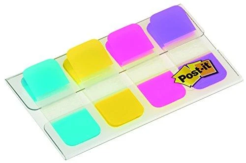 Spalvoti 3M Post-it indeksavimo skirtukai