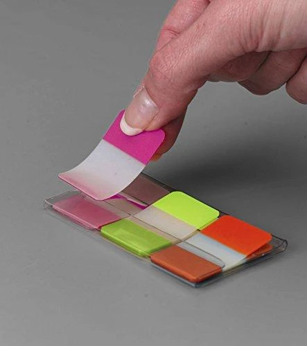 3M Lipnūs žymekliai Post-it, 25,4 x 38 mm, 3 spalvos