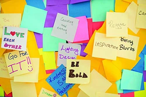 3M Post-it spalvoti užrašų lapeliai su užrašais