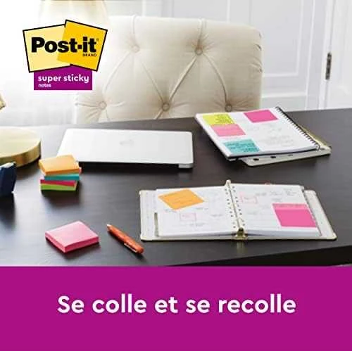 Post-It 3M Post-it® Super lipdukai, OASIS, 76x127mm, 5x90 kortelės.