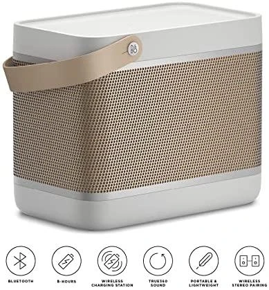 Bang & Olufsen Beolit 20 galinga nešiojama belaidė kolonėlė, Grey Mist spalvos