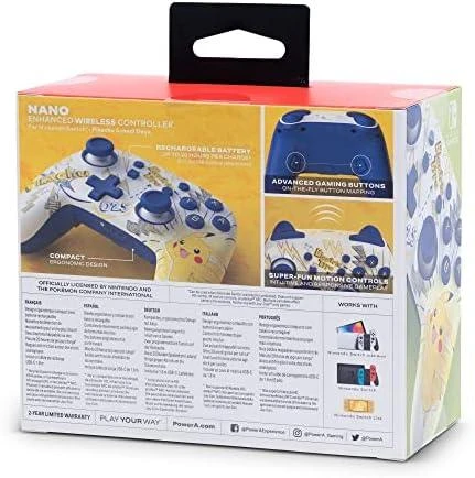 Power A „PowerA SWITCH Pad NANO“ patobulintas „Pokemon: Pikachu School Days“