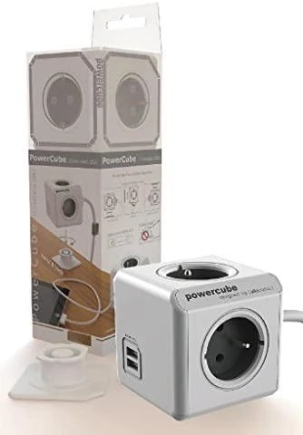 Orno Allocacoc PowerCube Extended USB E(FR) – 3m – 3 m – 4 kintamosios srovės lizdas (-ai) – E tipas – CE – KEMA – RoHS – 16 A – 230 V