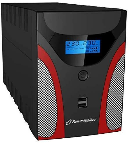 POWERWALK VI 1200 SHL FR Power Walker UPS Line-Interactive 1200VA 2x 230V PL,2x IEC C13,RJ11/RJ45,USB,LCD