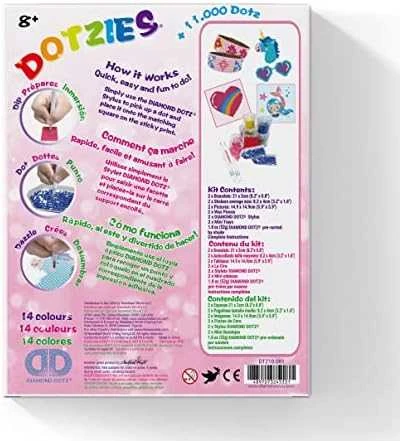 Diamond Dotz DIAMOND DOTS kūrybinis rinkinys piešimas deimantais Girl, 2000+ deimantų, DTZ10.001